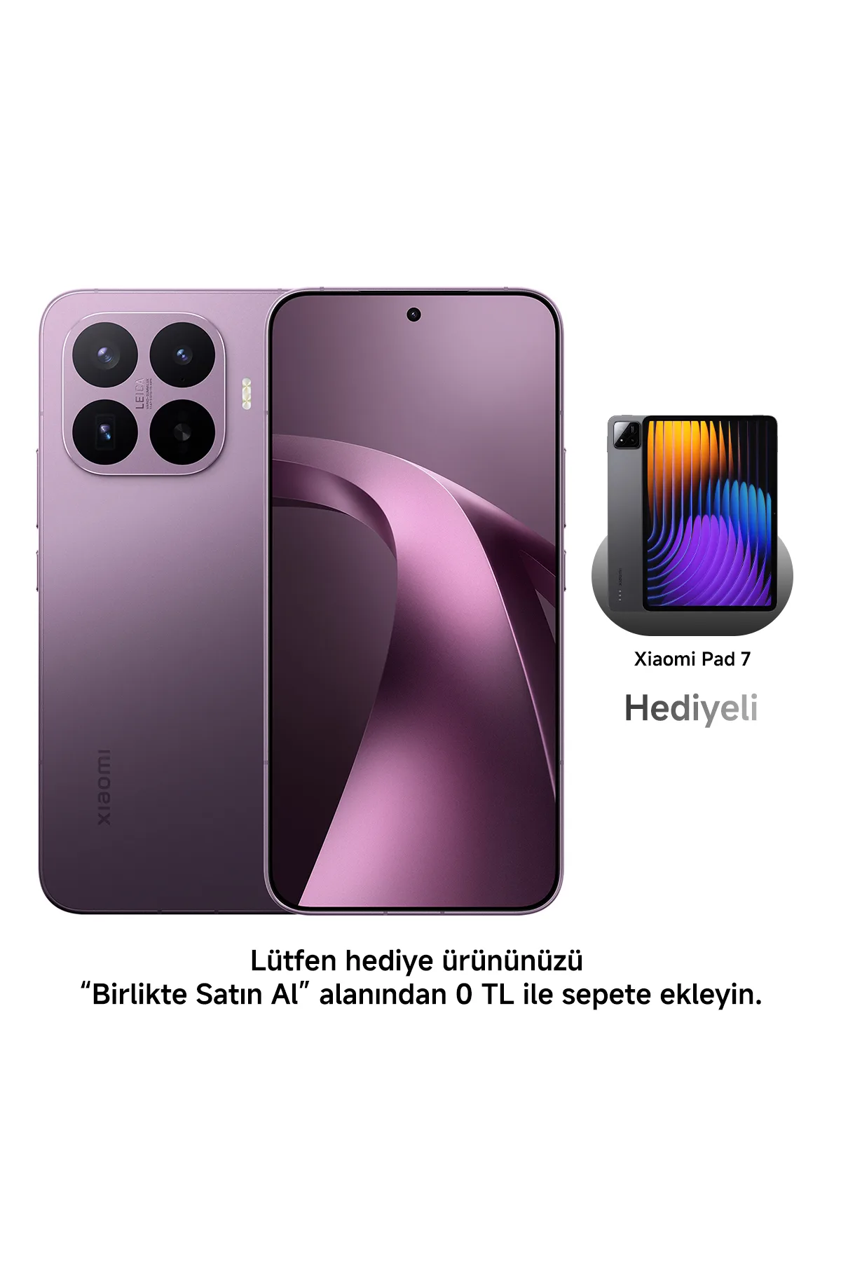 Xiaomi 17T Pro 12G+512G Mor (Xiaomi Türkiye Garantili)