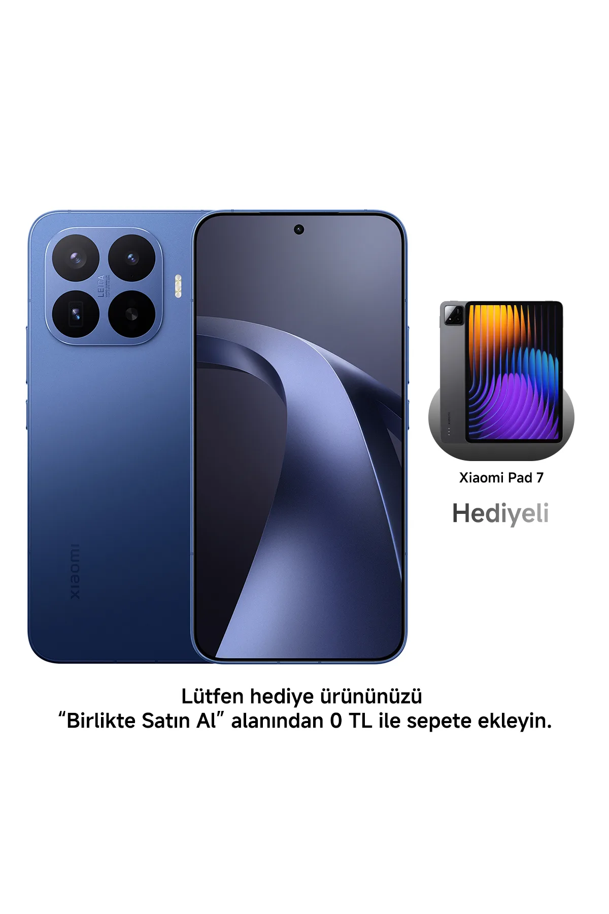 Xiaomi 17T Pro 12G+512G Mavi (Xiaomi Türkiye Garantili)