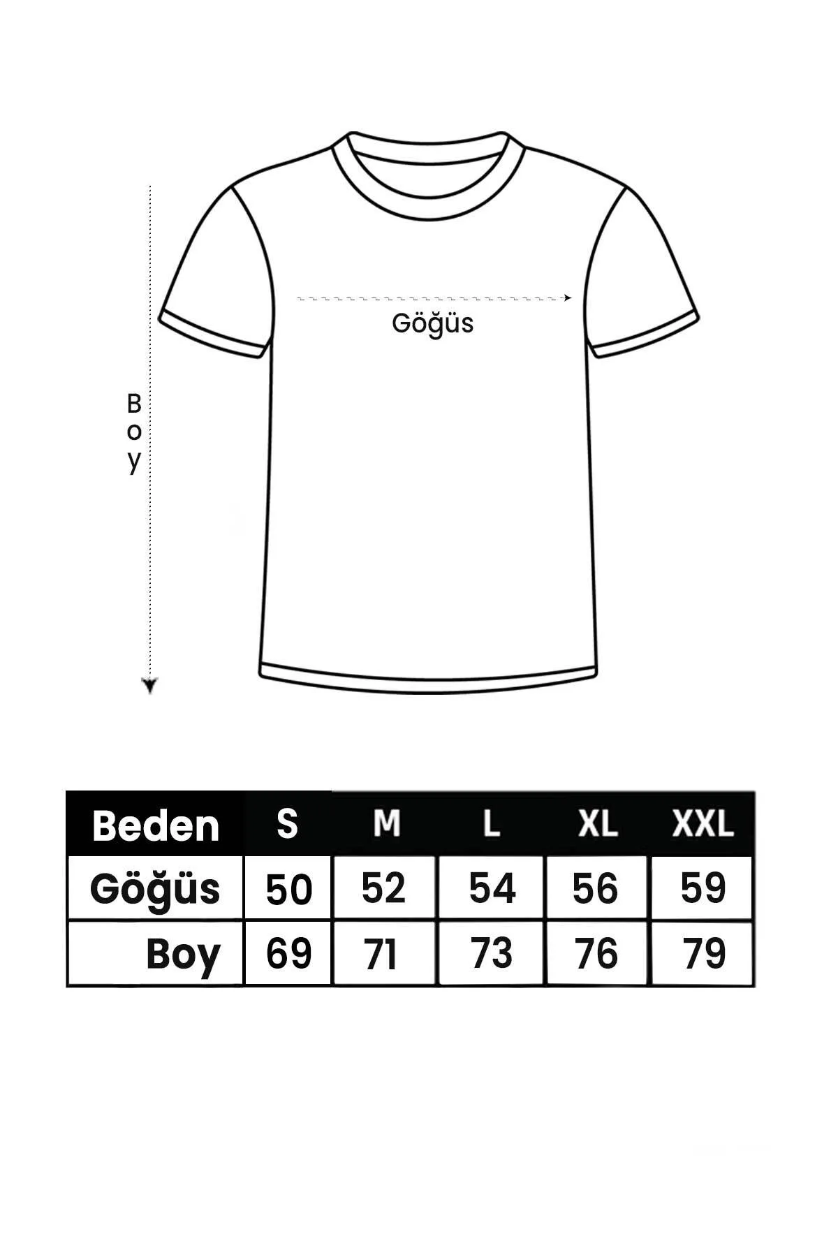 Medinenur Kelebekler Baskılı Basic T-Shirt