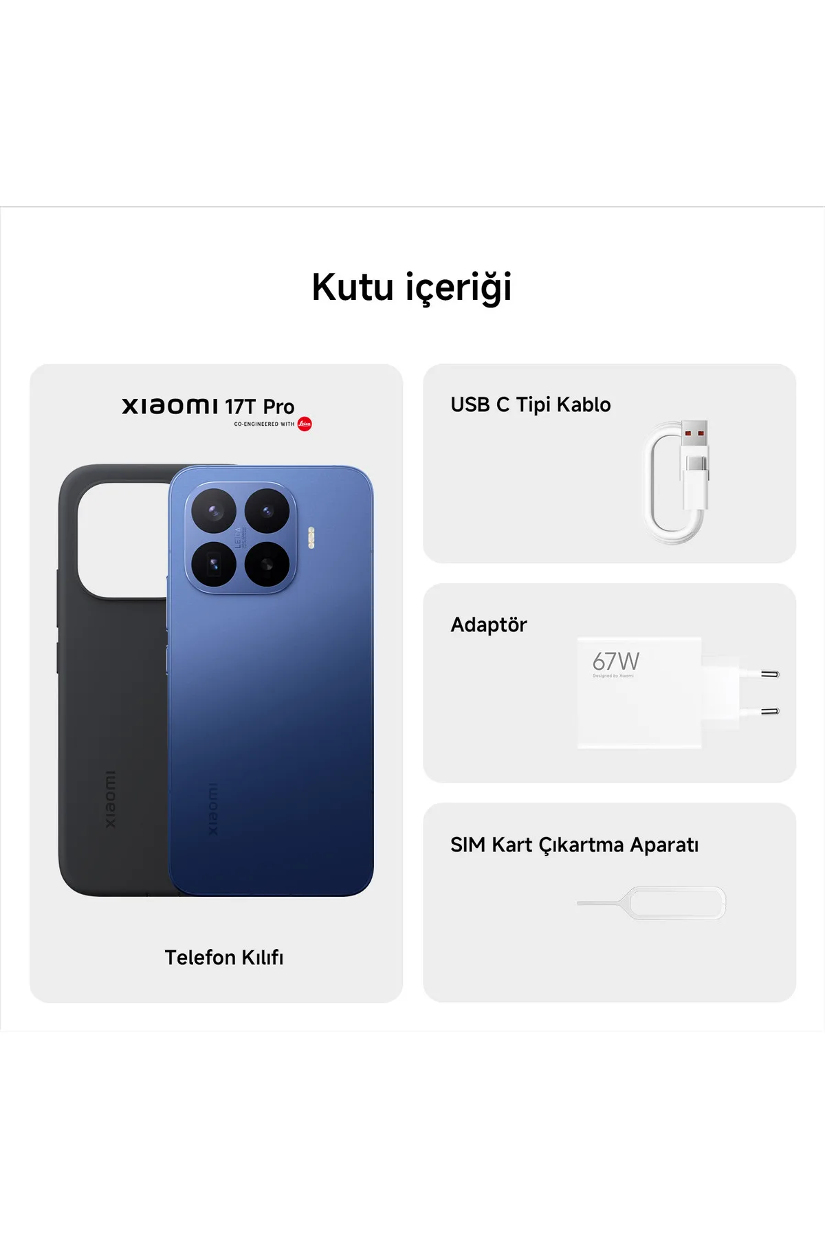 Xiaomi 17T Pro 12G+512G أزرق (مضمون من Xiaomi Türkiye)