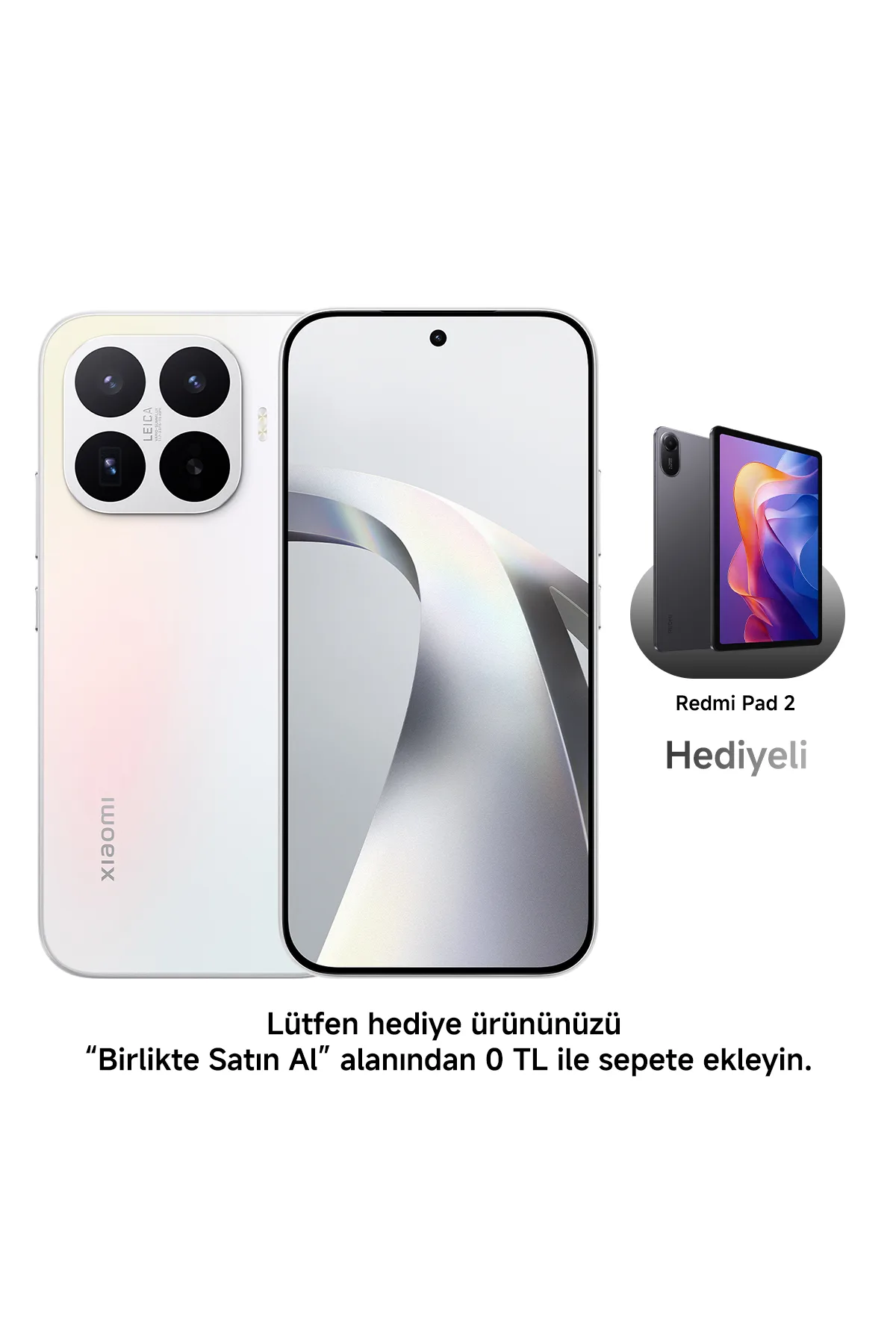 Xiaomi 17T 12G+256G Beyaz (Xiaomi Türkiye Garantili)