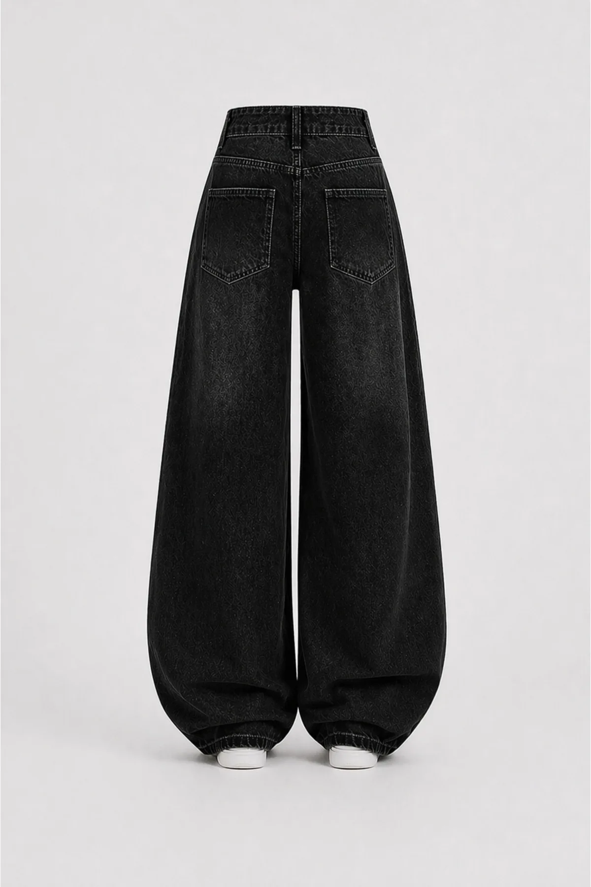 J&KSTORES Baggy Salaş Pocket Bol Paça Retro Görünümlü Jean Pantolon
