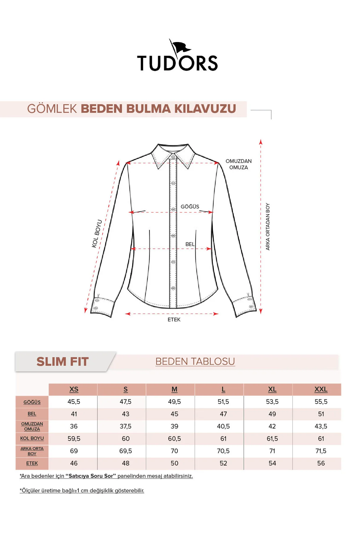 Tudors Kadın Slim Fit Dar Kesim Vücuda Oturan Uzun Kollu Açık Bej Basic Gömlek